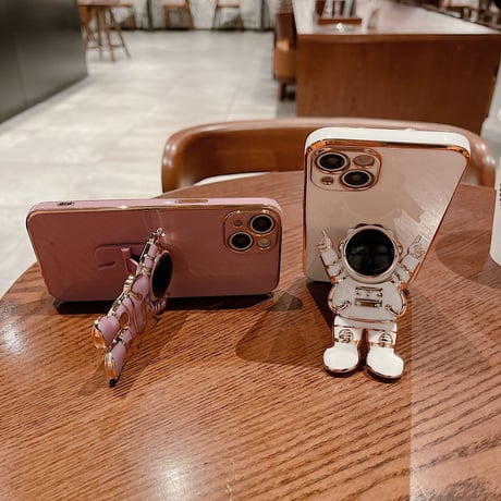 宇宙飛行士 iphone14/13promaxケース  スタンド機能 iphone12/11promaxカバー  高品質  可愛い[M2056]