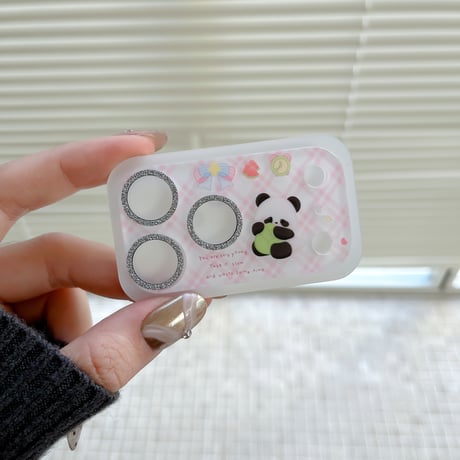可愛い動物柄 カメラ保護カバー  iPhone17Pro iPhone17ProMax ガラスレンズフィルム  頑丈 人気 傷から保護 ギフトにおすすめ [M5931]