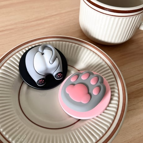 猫の爪/お尻 スマホグリップ スタンド マグネット式タイプ 蝶可愛い 耐久性ある ギフトに最適[M5398]
