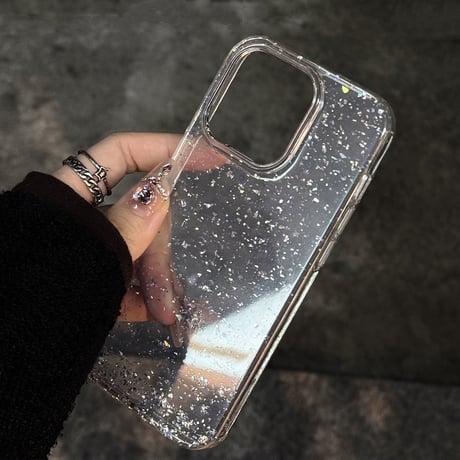 キラキラグリッター iPhone16/16proケース 定番 iPhone14/13pro/12カバー 大人可愛い 軽量人気[M5247]