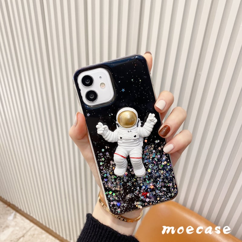 iphoneケース 宇宙飛行士人形 アイフォン12/11promaxカバー 透明 iphoneケース 宇宙飛行士人形 アイフォン12/11promaxカバー 透明