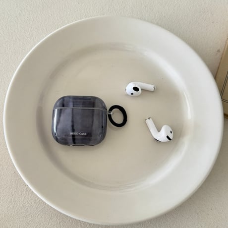 大理石調 Airpods４ケース グラデーションカラー Airpods3/Pro2ケース airpodsproカバー リング付き ギフトにおすすめ[M5161]