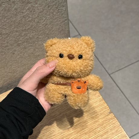 クマぬいぐるみ Airpods4/3ケース めっちゃ可愛い エアーポッズ/Pro2/Pro1ケース もこもこ 柔らかい 手さわりいい ギフトに最適[M4798]