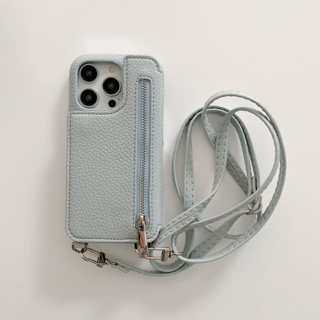 小銭/カード入れ iPhone15/14proカバー 鏡/ストラップ付アイフォン13/12/11proケース レザー 高品質 ガールズに人気 プレゼントおすすめ[M3151]