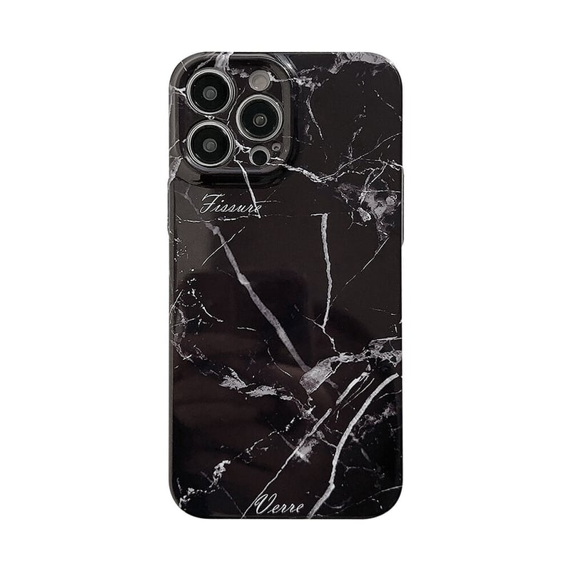 大理石柄 iPhone14pro/14promaxケース 艶あり iPhone13pro/12