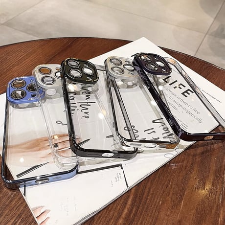 カメラレンズ保護 iPhone15Pro/16ProMaxケース 高級感耐衝撃 iPhone14pro/13Proクリアケース 耐久性 丈夫 高透明[M3580]