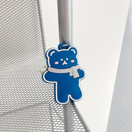 かわいいクマさん AirTag ケース  人気おすすめ bear エアタグカバー 高品質ソフトケース  キーホルダー付 紛失防止M520