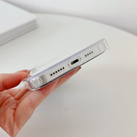 高透明 iphone14/13promaxケース 耐衝撃加工 iphone12/11proカバー  シンプル風 黄ばまない[M2086]