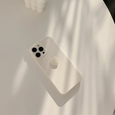 淡色 iPhone14/13proケース 貝殻紋ハート iPhone12pro/11カバー くすみ系 シンプル 明るく爽やか  お揃い[M3371]