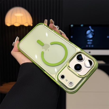 カメラコントロールボタンカバー付 iPhone17/17ProMaxケース MagSafe対応 高透明光沢感 17Pro/Airケース 耐衝撃 高品質 [M5723]