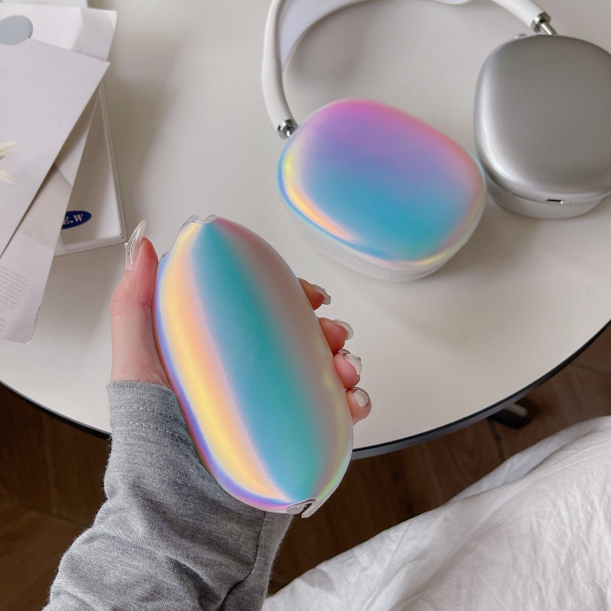 AirPods MAX エアポッズ アクセサリー ケース カバー グラデーション おしゃれ AirPodsMaxケース グラデーションカラー エアーポッズ