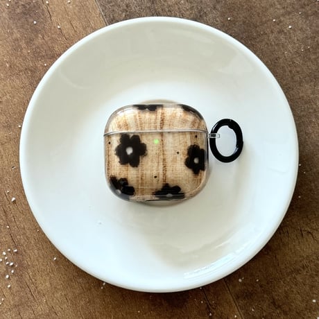 花柄 Airpods 4ケース シック Airpodspro2/proカバー Airpods3/2 リング付き 可愛い[M4954]