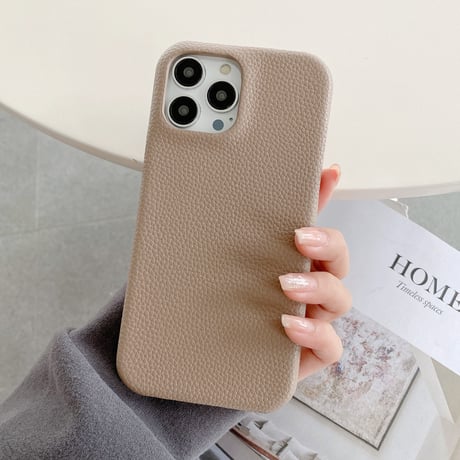 革製 iPhone14plus/14proカバー シンプル風 アイフォン13pro/12mini/11proケース おそろい 高品質 使いやすい [M2571]