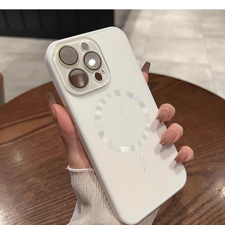 MagSafe対応 iPhone15Pro/15ProMaxケース 指紋防止 耐衝撃 iPhone14/13/12proケース レンズ保護 丈夫耐久性[M3879]