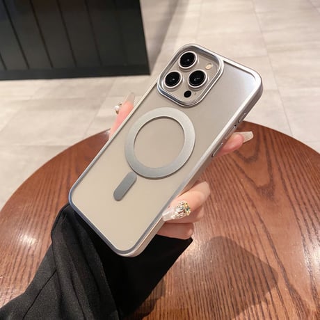 MagSafe対応iPhone15pro/15promaxケース ナチュラル/ブラック/ブルー/ホワイトチタニウム iPhone15/15plusケース  高品質 丈夫[M3598]