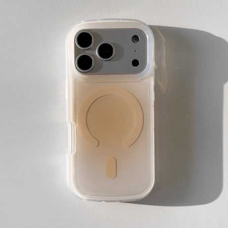 グラデーションカラーiPhone17/17Proケース MagSafe対応 iPhone17ProMax/Air/16/15promaxケース オシャレ 丈夫 [M5906]