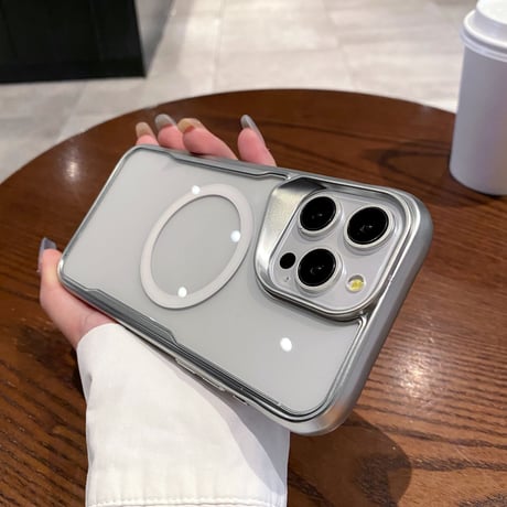 カッコイイ iPhone15Pro/15promaxケース シンプル 高級感  iPhone14promax/13pro/12カバー 耐衝撃 グリップ性 持ちやすい  [M4097]