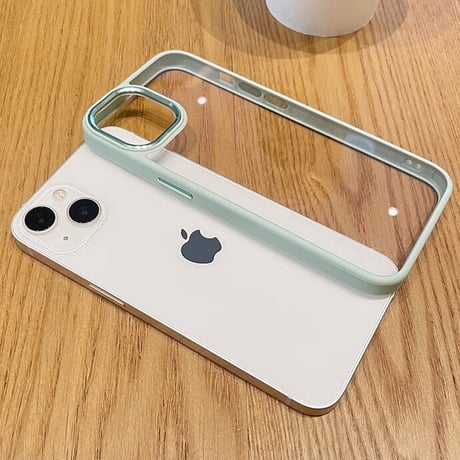 iPhone15/15Proケース クリア 高透明 黄ばまない 金属レンズ枠  頑丈 for iPhone12/13/14カバー オシャレさんにおすすめ[M3503]