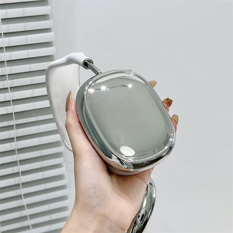 つや感 AirPodsMax ケース シルバー エアーポッズ マックス