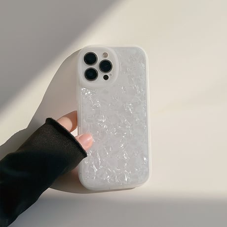 貝殻紋 iPhone14/14proカバー おしゃれかわいい iPhone13/12/11proケース ガールズに人気 使いやすい[M3267]