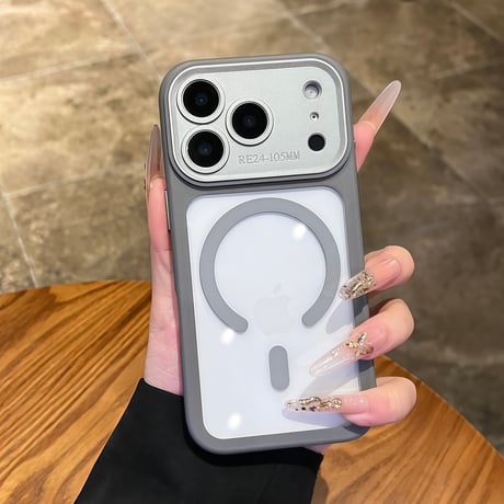 強力マグネット iPhone17pro/17promaxケース カメラ部分カバー iPhone16/15シリーズカバー 耐衝撃 丈夫[M5871]