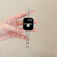 ダブルハート  AppleWatchバンド ダイヤ メタル AppleWatchベルト Series 11/10/9/8 SE3/2  Ultra3/2/1 高級感高品質[M6381]