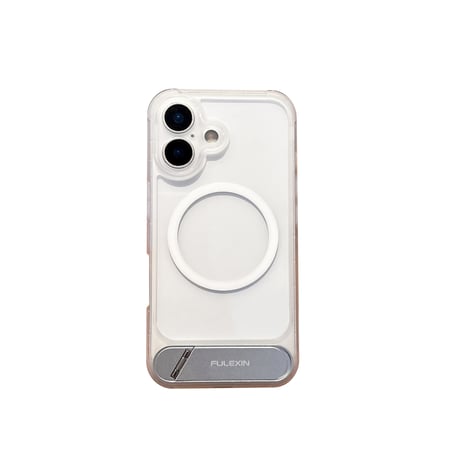 スタンド付 iPhone16/16proケース Magsafe対応 iPhone15promax/14/13proカバー 指紋防止マット シンプル風 男女兼用 [M5347]