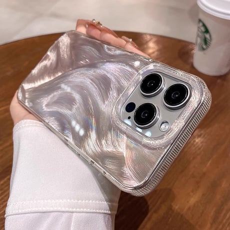 キラキラ iPhone15/15proケース オシャレ iphone14/13/12proカバー きれい シック 女子力アップ[M3886]