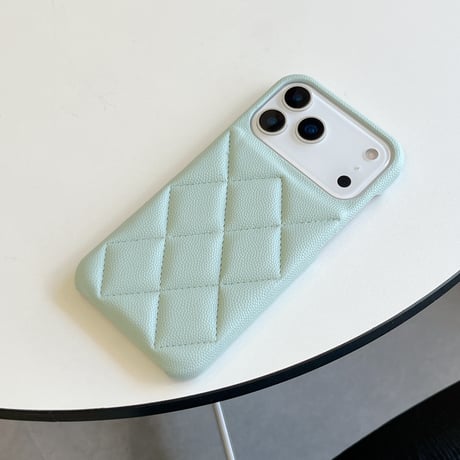 キルティングレザー iPhone17/17Proケース おしゃれ 高級感 iPhone17ProMax/Airケース セレブ愛用 [M5715]