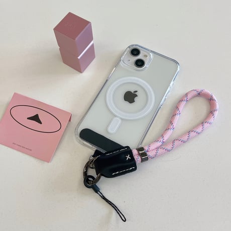 スマホストラップ 丈夫 シンプル風 お揃い 落下防止 全種類対応 男女に人気 ギフトに最適 [M4208]
