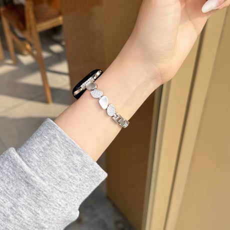 ダイヤメタル  AppleWatchバンド オシャレシック AppleWatchベルト Series 11/10/9/8 SE3/2  Ultra3/2/1 高級感高品質[M6269]