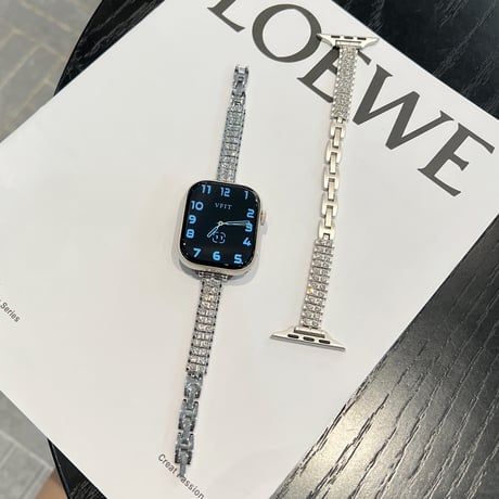 ダイヤ アップルウォッチ10バンド キラキラ AppleWatchベルト Ultra3/2/1 Series 10/9/8 SE3/2/1 高級感高品質[M4766]