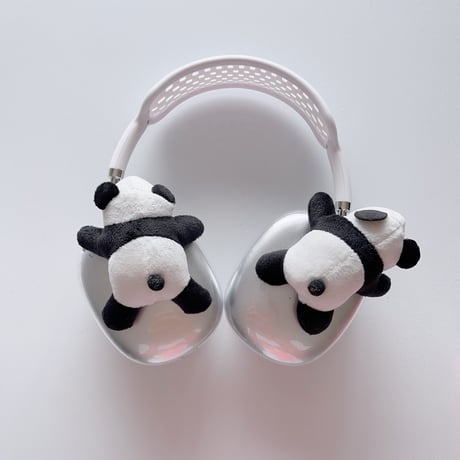 パンダ AirPodsMaxケース かわいい 動物 エアーポッズ マックス専用カバー 可愛い プレゼントにおすすめ[M4384]
