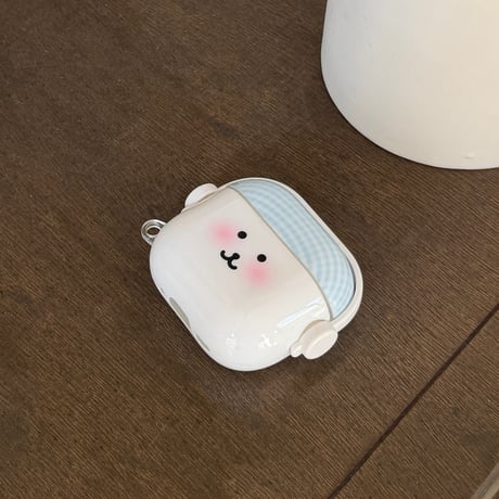 クマさん Airpods Pro3ケース スタンド機能付 Airpods4/3カバー pro2/pro1 可愛すぎ 便利  ペアお揃いコーデにおすすめ[M6089]