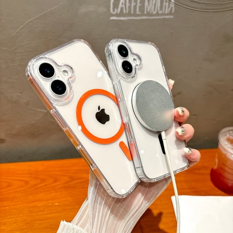 MagSafe iPhone16/16Plusケース 透明 黄ばまない iPhone15Pro/14promax/13カバー  クリアケース シンプル [M4611]