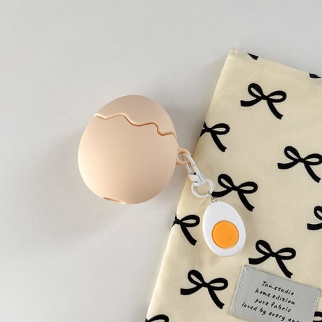 卵 Airpods4ケース ゆで卵キーチェーン AirpodsPro2ケース エアーポッズ3/2 かわいい ギフトにおすすめ[M5556]