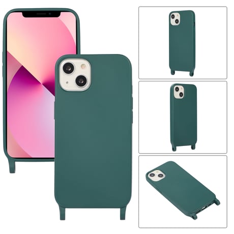 肩掛けストラップ付 iphone14pro/14Plusケース シンプル シリコンアイフォン13mini/12カバー 頑丈 お揃い 男女向け[M2135]