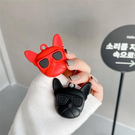 ブルドッグ AirTag ケース  キュート猫の爪 ベル エアタグ保護カバー 高品質ソフトケース  紛失防止M502