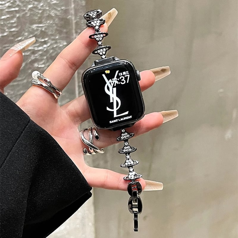 高級感ビジュー Applewatchベルト メタル アップルウォッチ 高級感ビジュー Applewatchベルト メタル アップルウォッチ