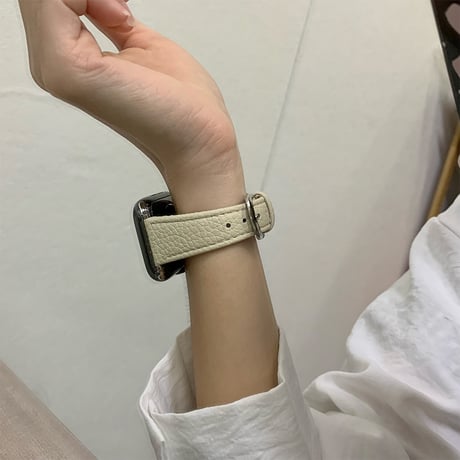 レザー Apple watchバンド エレガント アップルウォッチベルト Ultra3 series11 10 98 7 6 SE3 SE2  高級感 耐久性ある[M5800]