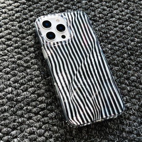 縞模様 iphone16/16proケース  オシャレ シック iphone15pro/14/13ケース 男女兼用 ファッション  [M4969]