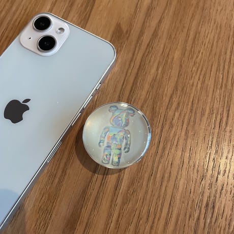 キラキラオーロラ スマホグリップ おしゃれ  伸び縮み式 綺麗グリップトーク  スマホリング  落下防止 卓上スタンド機能 可愛い  便利多機能[M1605]