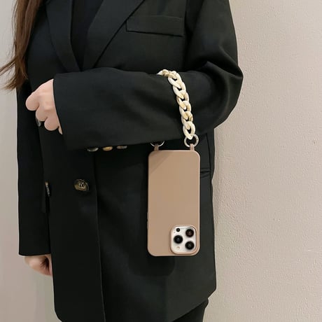 ストラップ iPhone14plus/14proカバー 手持ち/肩掛け シンプル風 アイフォン13mini/12proi/11proケース おそろい 高品質 実用 [M2622]
