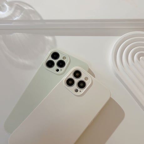 くすみカラー iPhone14/15ケース 韓国風淡色 アイフォン13/12/11カバー 上品で大人っぽい シンプル 全面保護 [M2912]