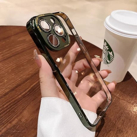 カメラレンズ保護 iPhone15Pro/16ProMaxケース 高級感耐衝撃 iPhone14pro/13Proクリアケース 耐久性 丈夫 高透明[M3580]
