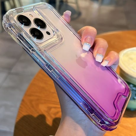 iphone16/15promaxケース 耐衝撃 最強 iphone14/15Pro/13mini/12/11カバー 高透明感 頑丈 三重構造 黄ばまない ハードケース[M2222]