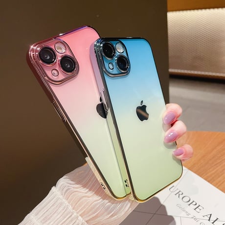 ガラスカメラレンズ保護カバー iphone14/14proケース  ハードケース  アイオン13/12proカバー 高透明感 お洒落 [M2240]