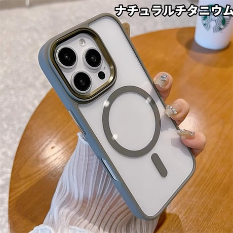 iPhone16Pro/16ProMaxケース MagSafe 耐衝撃 透明 iPhone15pro/14promax/13/12カバー 黄ばまない 高品質[M4674]