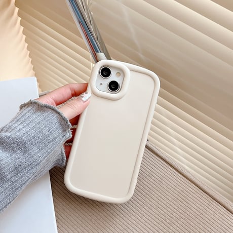 シンプル無地 iphone14/15ケース  シリコン製 アイフォン12/11カバー  かわいい 使いやすい お揃い 指紋防止[M3147]
