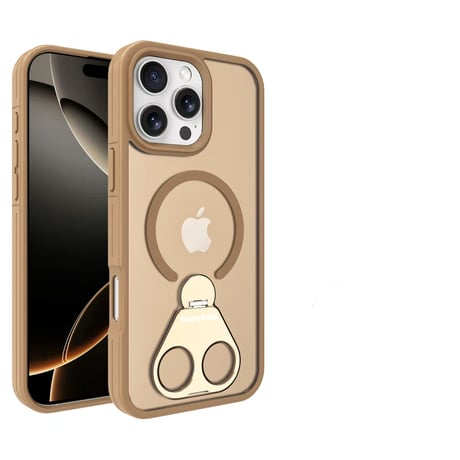 スタンドリング付 iPhone16promax/16eケース Magsafe充電 耐衝撃 iPhone15pro/14plus/13カバー 指紋防止 マット [M5486]